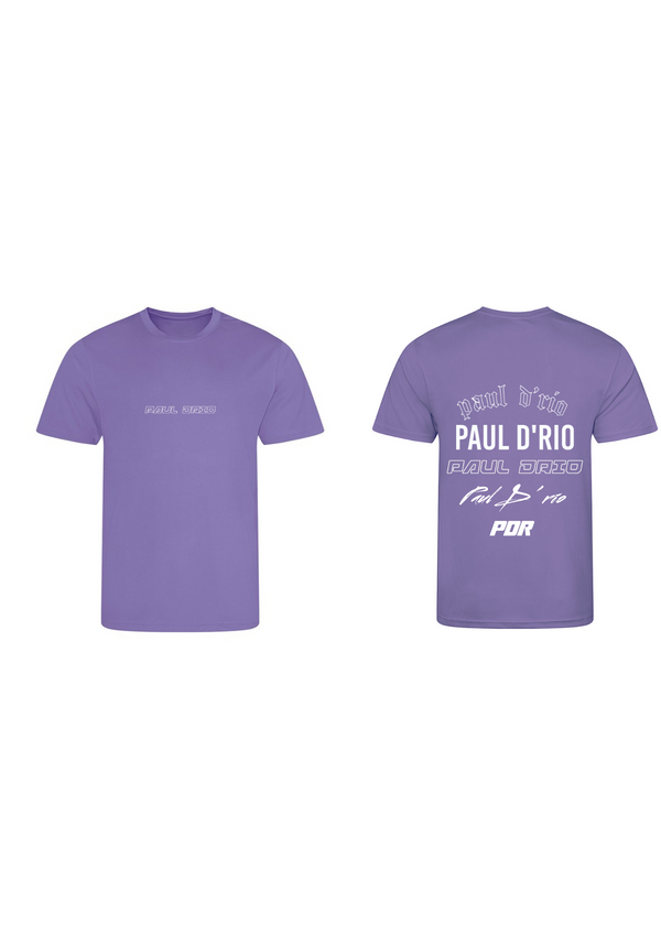 PROMO TOP: Series Two Lavender Paul D'rio Logo T-shirt