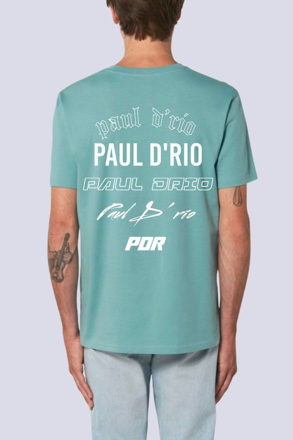 PROMO TOP:  Series Two Teal Paul D'rio Logo T-shirt
