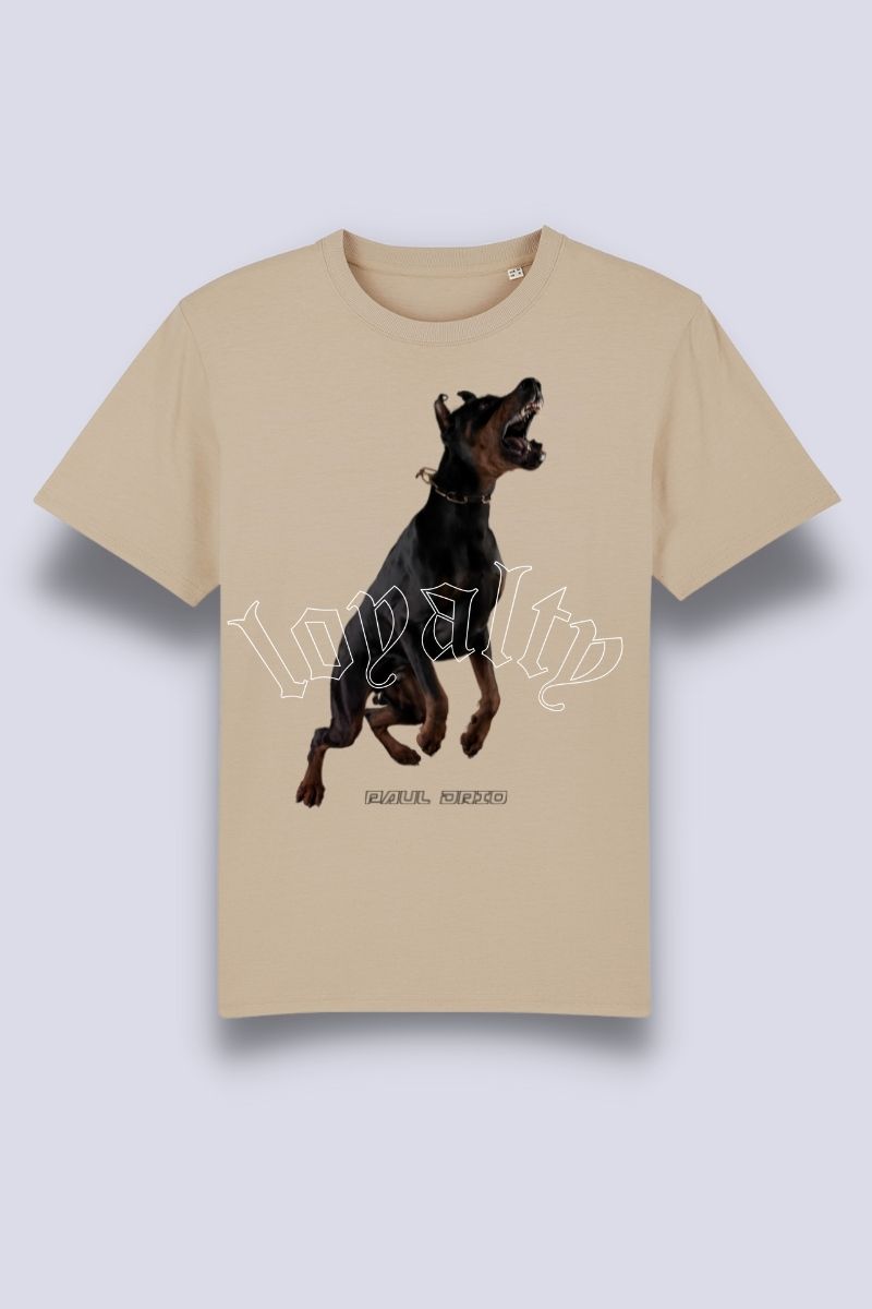 Sand Doberman Lite Loyalty T-shirt