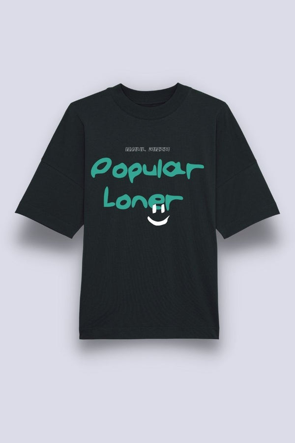 Black Popular Loner T-shirt